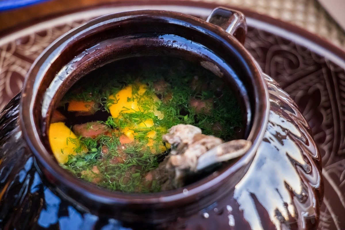 шурпа (узбекский луковый суп), пошаговый рецепт на 70 ккал, фото, ингредиенты - ЮлияУлицкая