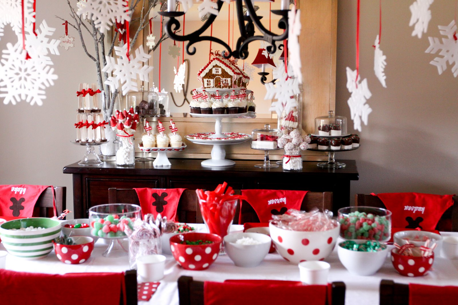 Christmas Buffet Table Decoration Ideas