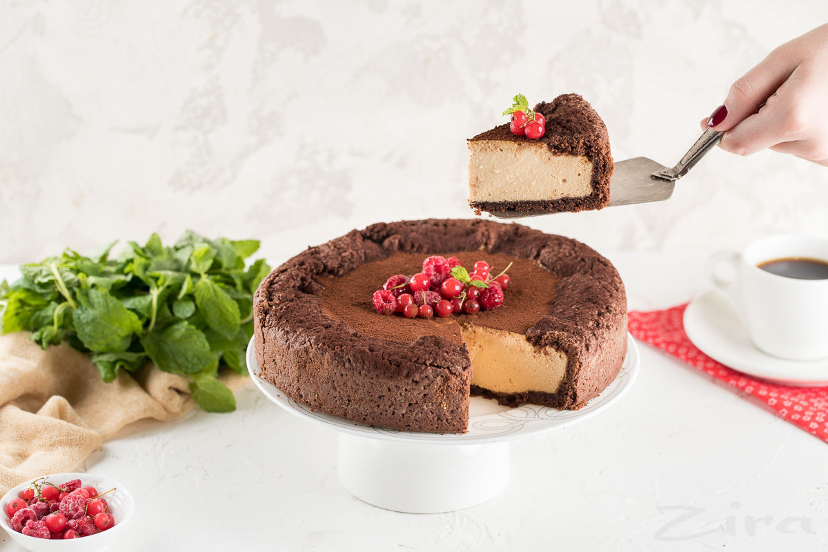 Творожный пирог с вареной сгущенкой — Zira.uz