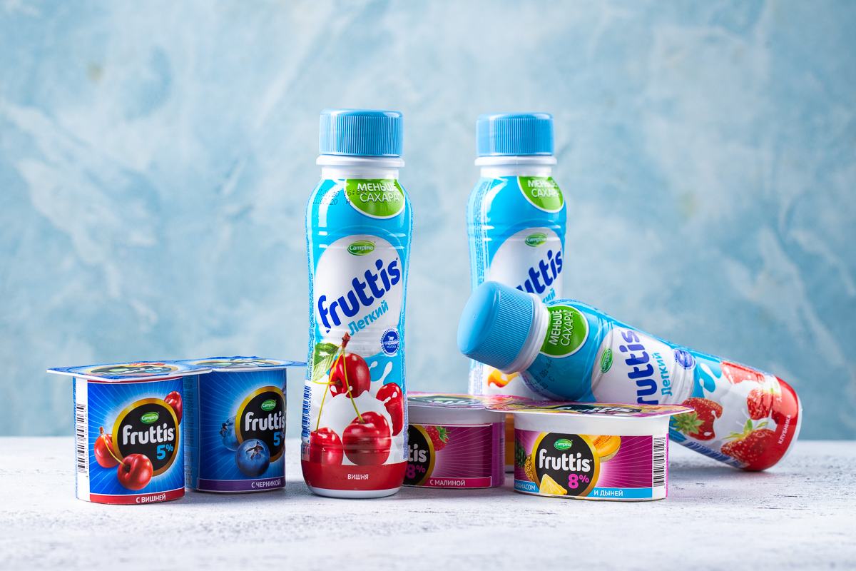 Интересное на полках: йогурты Fruttis и «Нежный» от Campina — Zira.uz