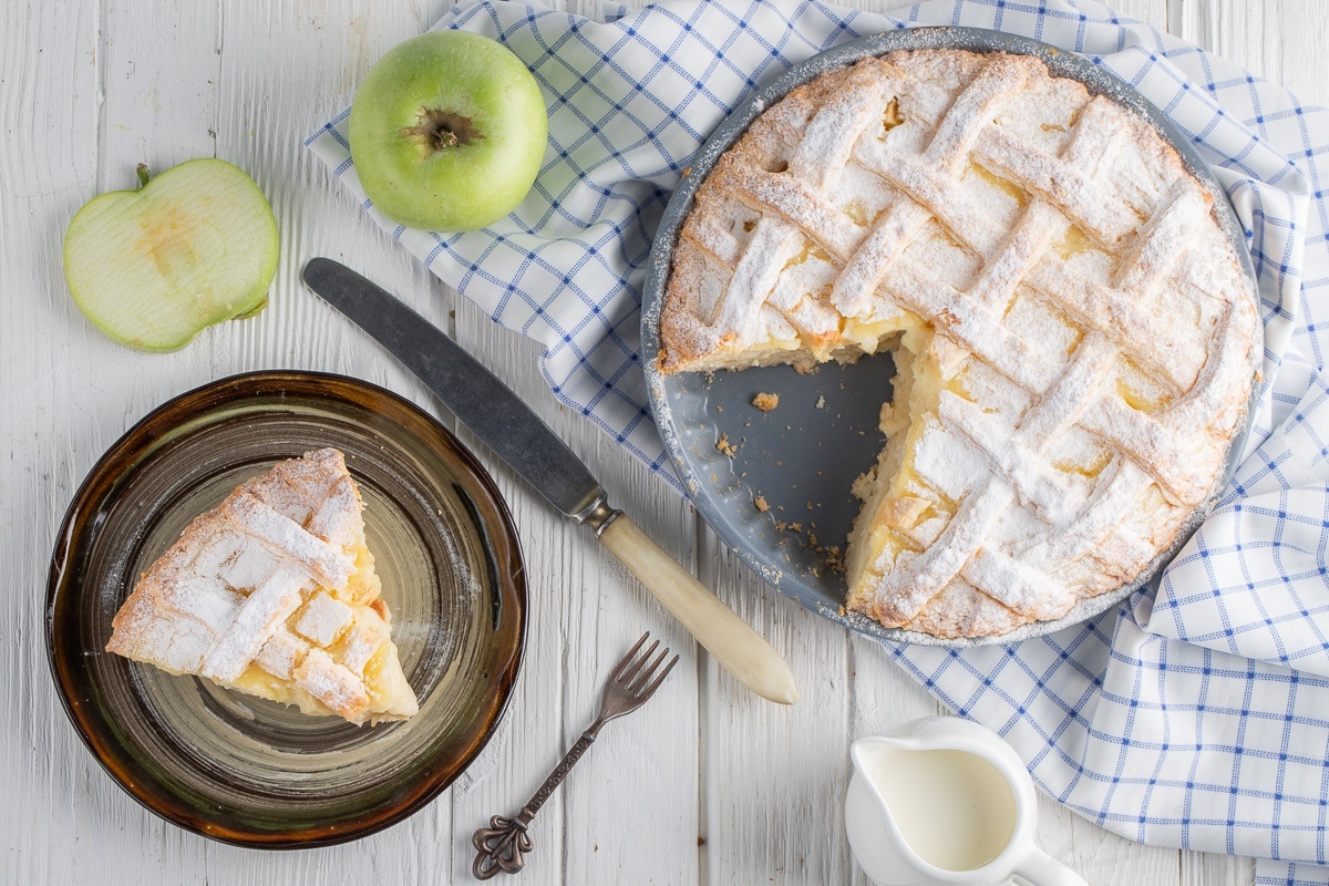 Обалденный Пирог с Яблоками и Заварным Кремом - пошаговый рецепт с фото на Готовим дома