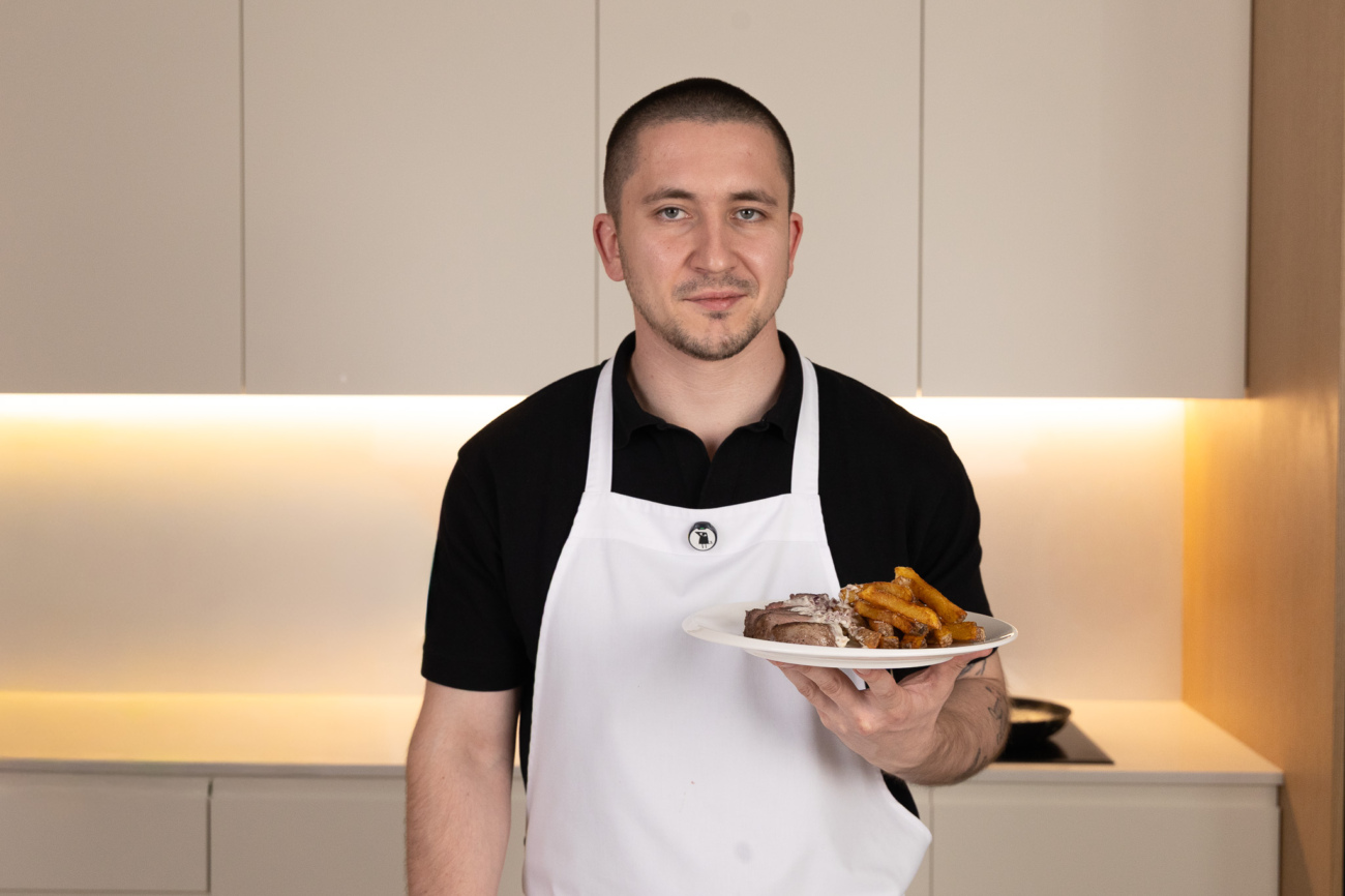 Рецепты с шефом: стейк в перечном соусе