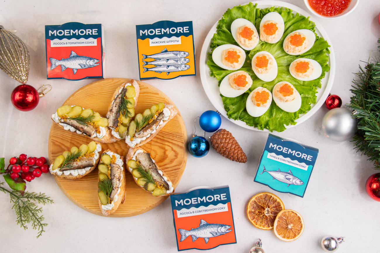 Видеорецепт: бутерброды со шпротами и закуска с консервированным лососем